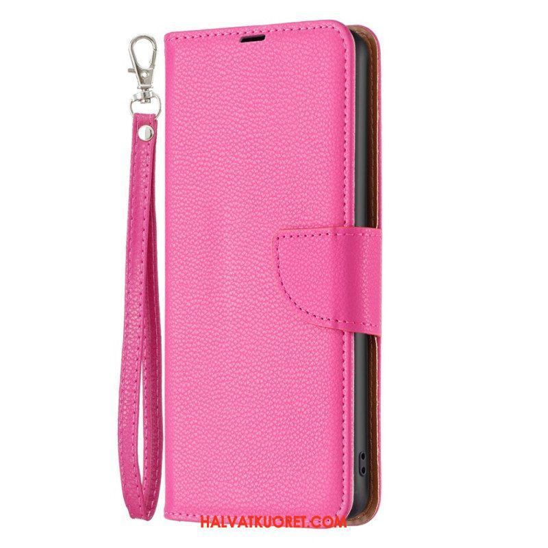 Flip Case Xiaomi Redmi Note 12 Pro Suojaketju Kuori Vino Hihnalukko