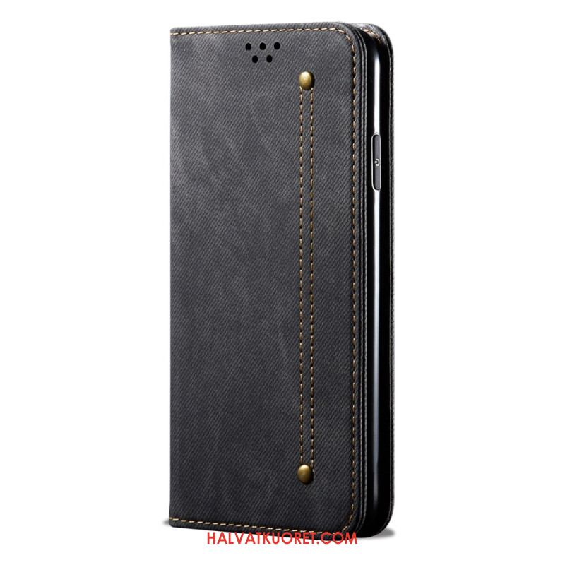 Flip Case Xiaomi Redmi Note 14 Pro 5g Denim-stoff