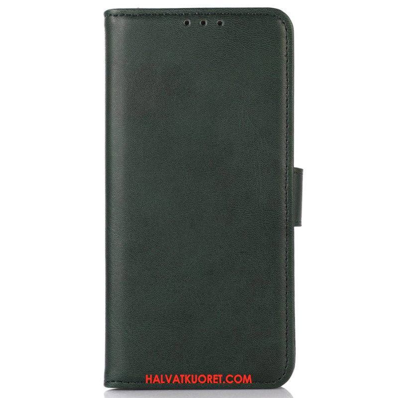 Flip Case iPhone 14 Pro Max Matta Keinonahka