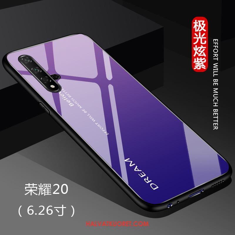 Honor 20 Pro Kuoret Suojaus Kaltevuus, Honor 20 Pro Kuori Violetti Murtumaton