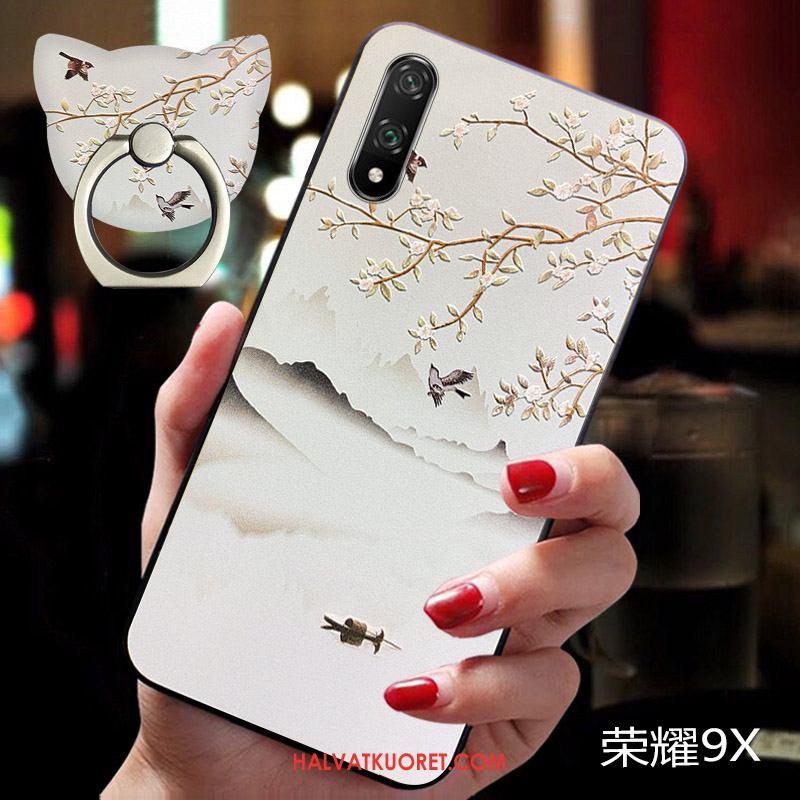 Honor 9x Kuoret Rakastunut Ohut Luova, Honor 9x Kuori All Inclusive Pesty Suede Beige