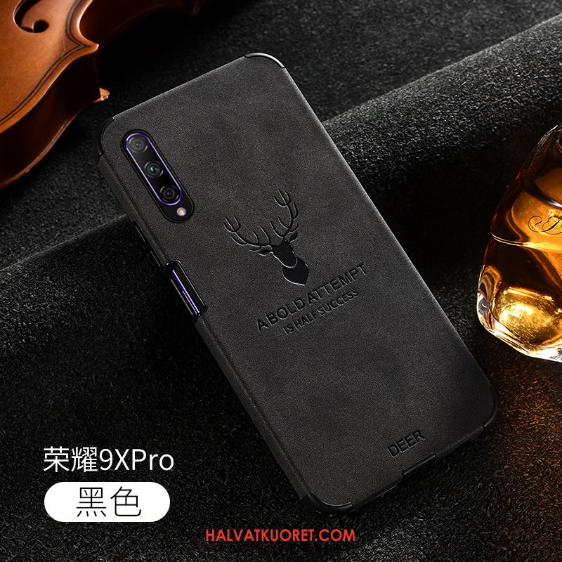 Honor 9x Pro Kuoret Ylellisyys Pesty Suede Suojaus, Honor 9x Pro Kuori All Inclusive Nahka