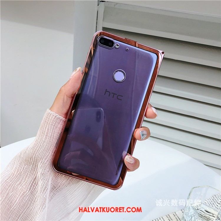 Htc Desire 12+ Kuoret Suojaus Metalli, Htc Desire 12+ Kuori Läpinäkyvä Kotelo