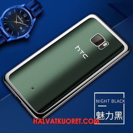 Htc U Ultra Kuoret Kotelo Pehmeä Neste Läpinäkyvä, Htc U Ultra Kuori Kulta Näytönsuojus