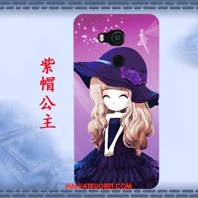 Htc U11+ Kuoret Kotelo Pehmeä Neste, Htc U11+ Kuori Silikoni Musta