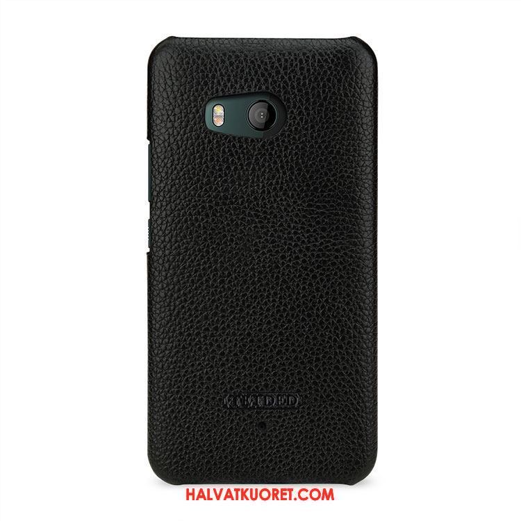 Htc U11 Kuoret Kotelo Vihreä, Htc U11 Kuori Aito Nahka Puhelimen