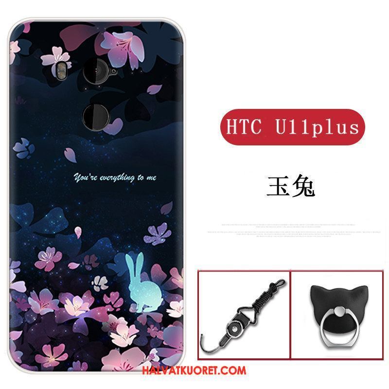 Htc U11+ Kuoret Murtumaton Pehmeä Neste Silikoni, Htc U11+ Kuori Puhelimen Kotelo