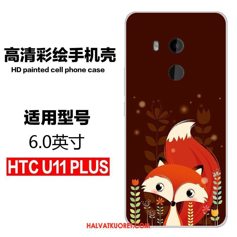 Htc U11+ Kuoret Silikoni Murtumaton All Inclusive, Htc U11+ Kuori Suojaus Ihana