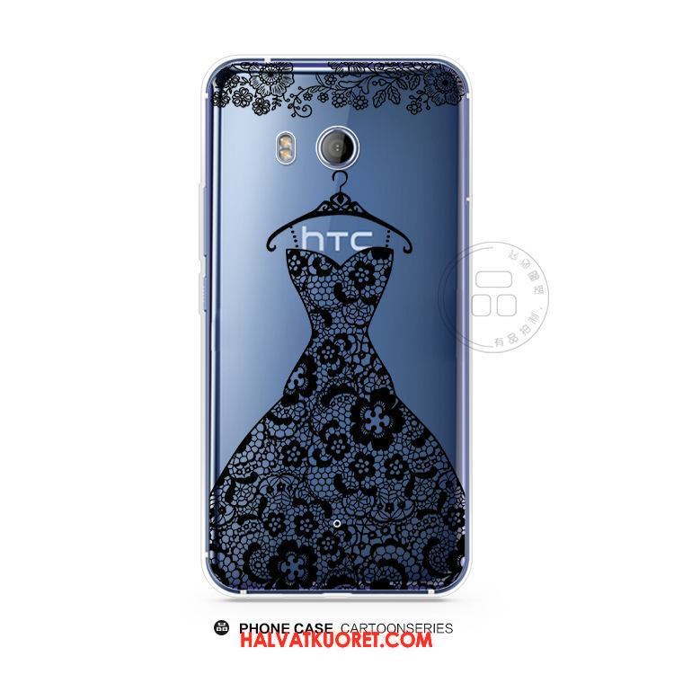 Htc U11 Kuoret Silikoni Suojaus Valkoinen, Htc U11 Kuori Puhelimen Pitsi