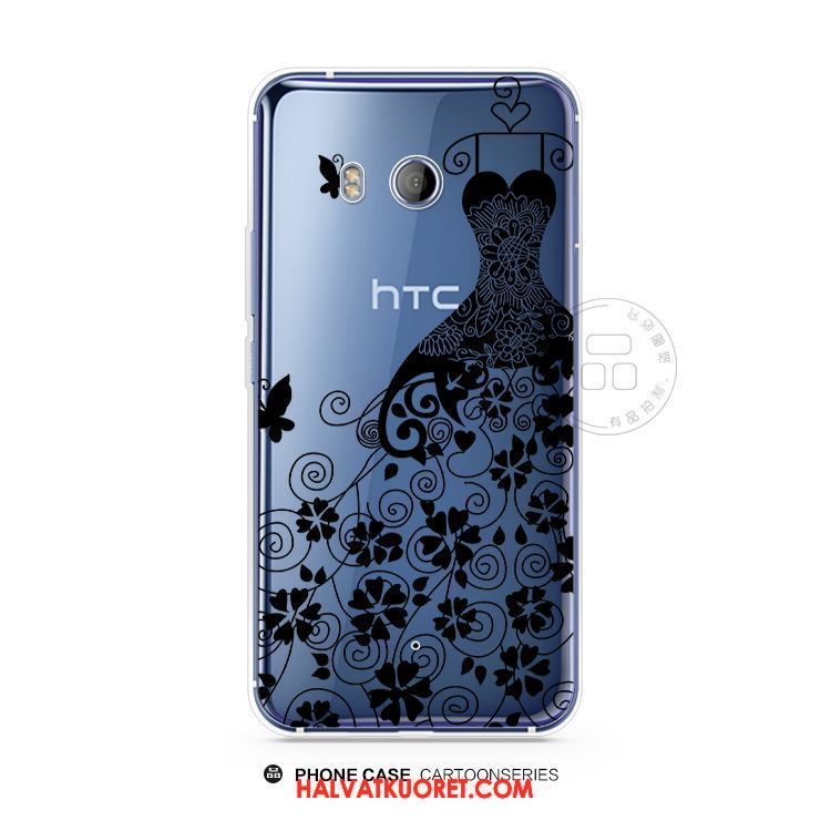 Htc U11 Kuoret Silikoni Suojaus Valkoinen, Htc U11 Kuori Puhelimen Pitsi