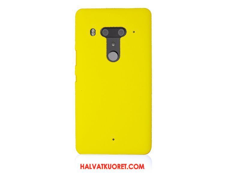 Htc U12+ Kuoret Vihreä Yksinkertainen, Htc U12+ Kuori Suojaus Pesty Suede