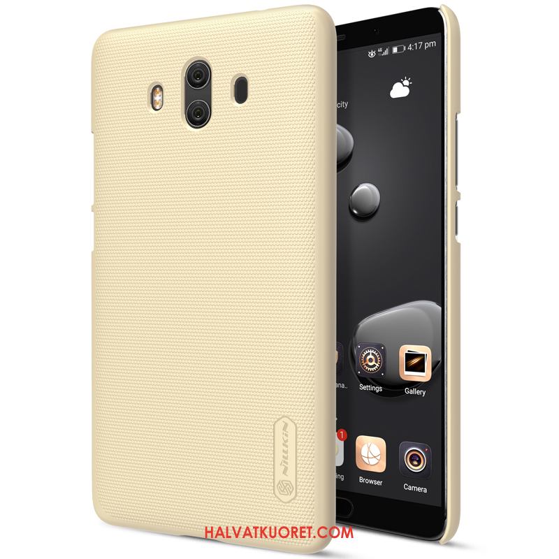 Huawei Mate 10 Kuoret Kulta Puhelimen, Huawei Mate 10 Kuori Pesty Suede Murtumaton