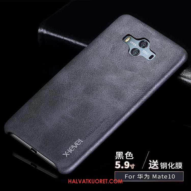 Huawei Mate 10 Kuoret Murtumaton Suojaus Puhelimen, Huawei Mate 10 Kuori Nahkakotelo Liiketoiminta Braun