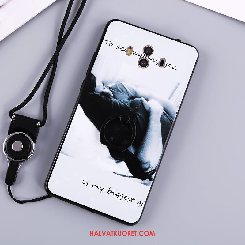 Huawei Mate 10 Kuoret Pehmeä Neste Ripustettavat Koristeet, Huawei Mate 10 Kuori Puhelimen Musta