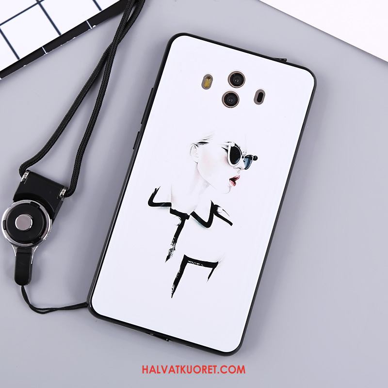 Huawei Mate 10 Kuoret Puhelimen Pinkki Pehmeä Neste, Huawei Mate 10 Kuori Musta