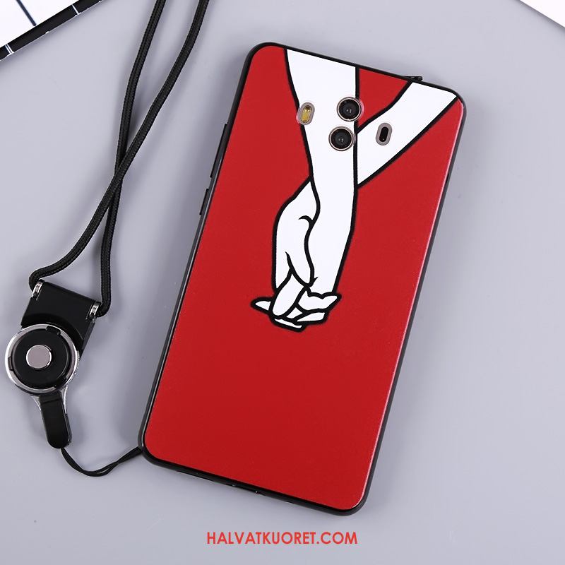 Huawei Mate 10 Kuoret Puhelimen Pinkki Pehmeä Neste, Huawei Mate 10 Kuori Musta
