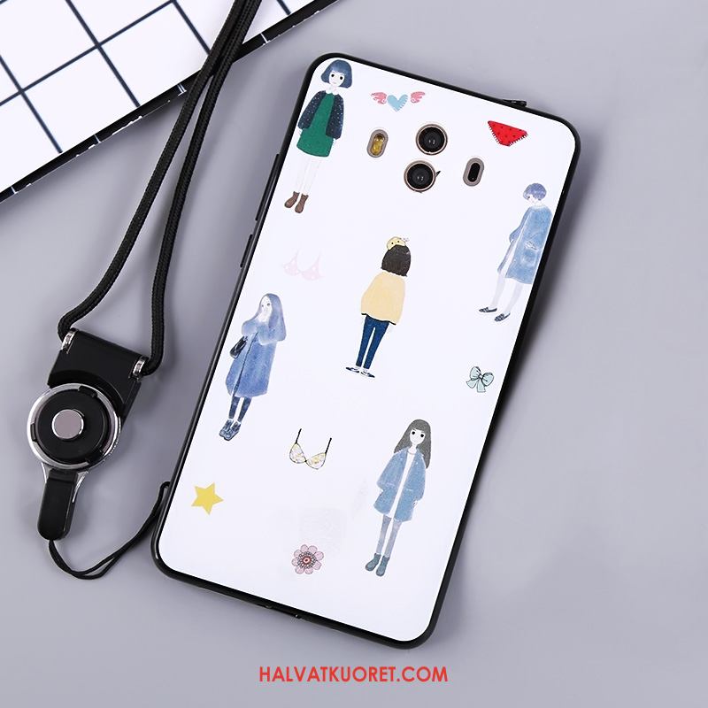 Huawei Mate 10 Kuoret Puhelimen Pinkki Pehmeä Neste, Huawei Mate 10 Kuori Musta