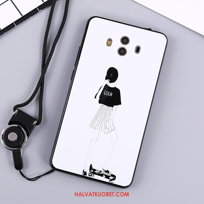 Huawei Mate 10 Kuoret Puhelimen Pinkki Pehmeä Neste, Huawei Mate 10 Kuori Musta
