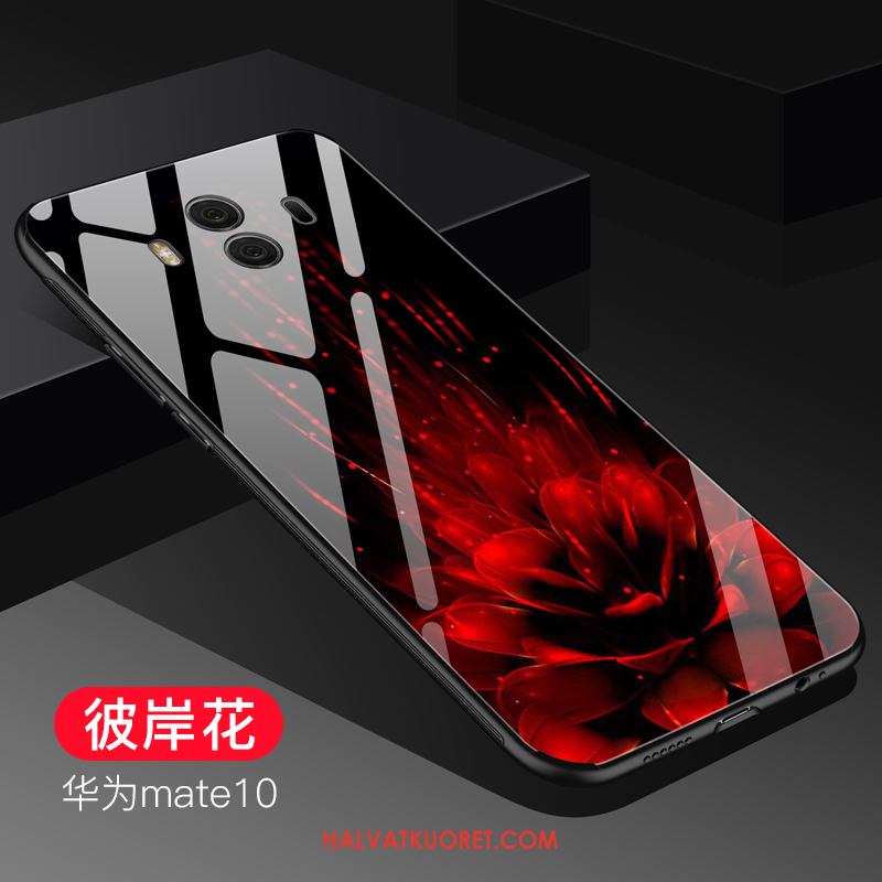 Huawei Mate 10 Kuoret Puhelimen Punainen Lasi, Huawei Mate 10 Kuori Kotelo Trendi
