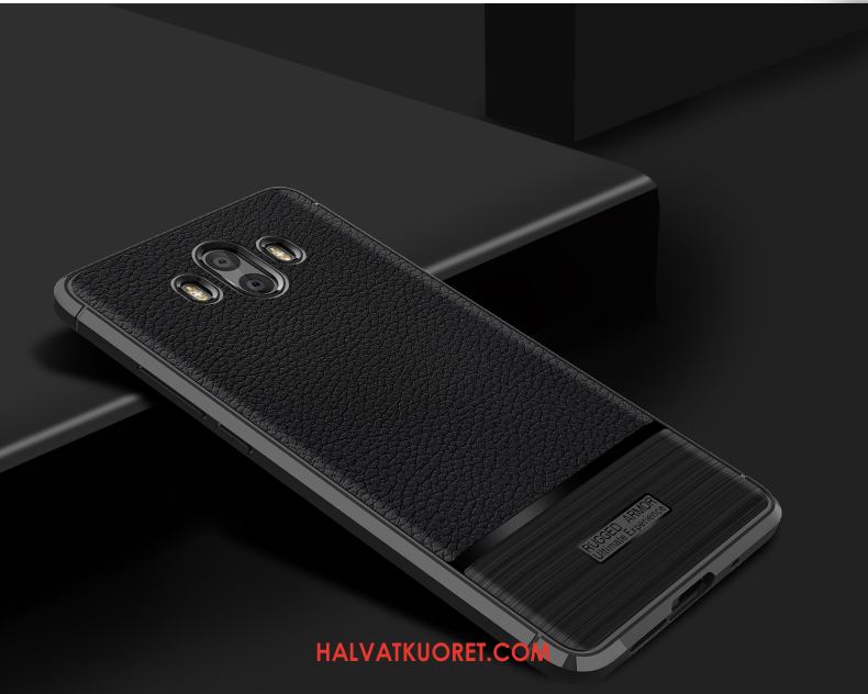 Huawei Mate 10 Kuoret Silikoni Murtumaton Kukkakuvio, Huawei Mate 10 Kuori Musta All Inclusive