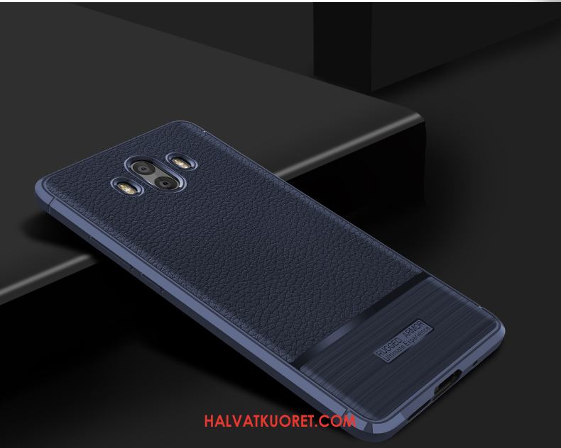 Huawei Mate 10 Kuoret Silikoni Murtumaton Kukkakuvio, Huawei Mate 10 Kuori Musta All Inclusive