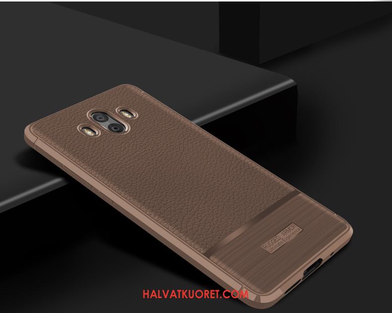 Huawei Mate 10 Kuoret Silikoni Murtumaton Kukkakuvio, Huawei Mate 10 Kuori Musta All Inclusive