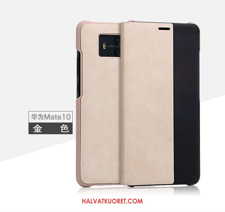 Huawei Mate 10 Kuoret Sininen Murtumaton, Huawei Mate 10 Kuori Simpukka Nahkakotelo