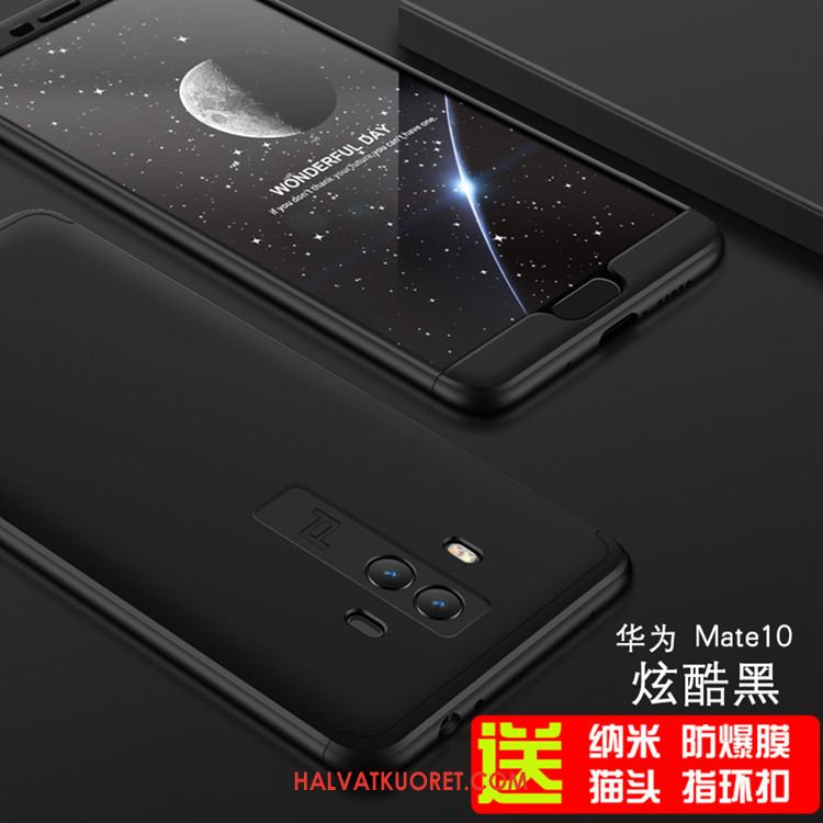 Huawei Mate 10 Kuoret Suojaus Hopea Musta, Huawei Mate 10 Kuori Kotelo Kissa