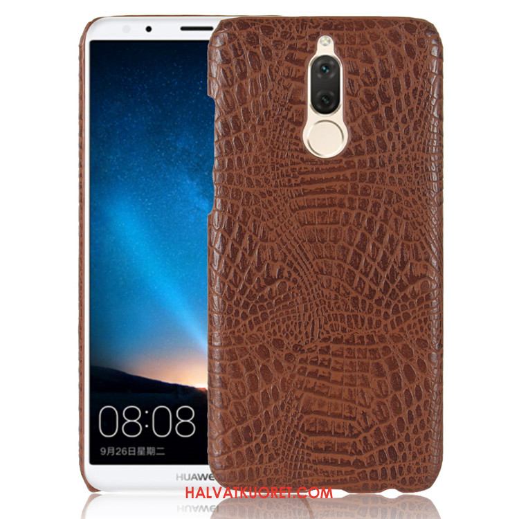 Huawei Mate 10 Lite Kuoret Kotelo Puhelimen Suojaus, Huawei Mate 10 Lite Kuori Nahka Orange