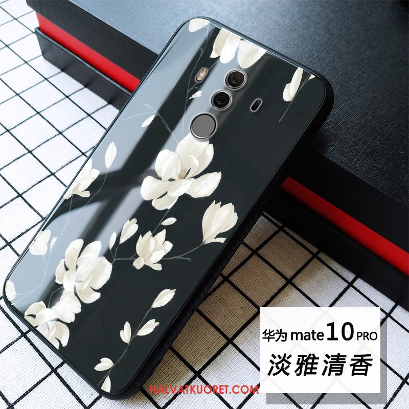 Huawei Mate 10 Pro Kuoret Kiinalainen Tyyli Sininen Puhelimen, Huawei Mate 10 Pro Kuori Lasi