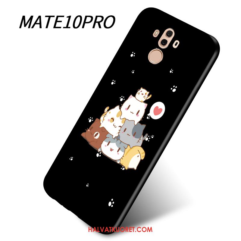 Huawei Mate 10 Pro Kuoret Kotelo Musta, Huawei Mate 10 Pro Kuori Silikoni Trendi