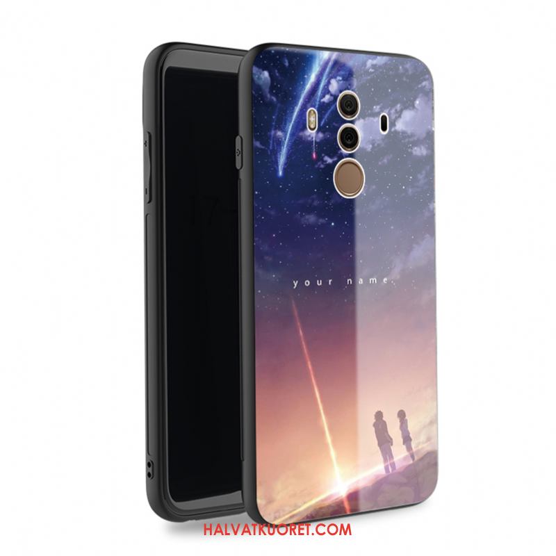 Huawei Mate 10 Pro Kuoret Musta Kova, Huawei Mate 10 Pro Kuori Kotelo Lasi