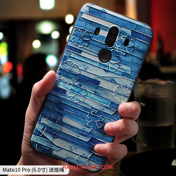 Huawei Mate 10 Pro Kuoret Punainen Puhelimen Pehmeä Neste, Huawei Mate 10 Pro Kuori Kohokuviointi