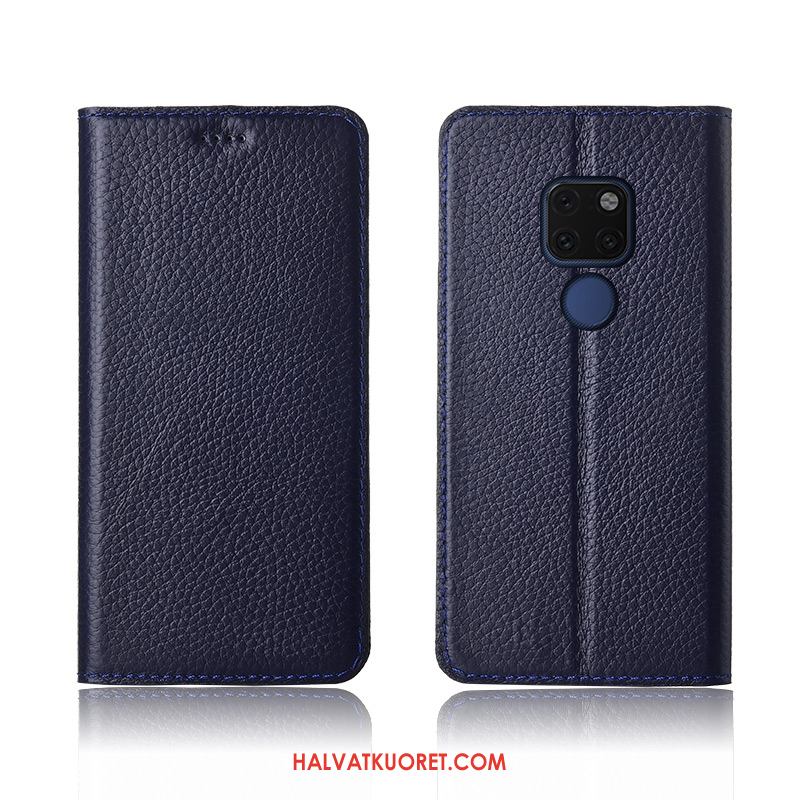 Huawei Mate 20 Kuoret Kotelo All Inclusive Kukkakuvio, Huawei Mate 20 Kuori Murtumaton Silikoni Braun