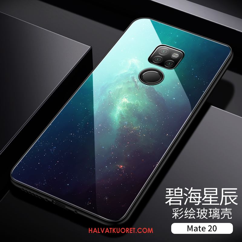 Huawei Mate 20 Kuoret Kotelo Lasi Persoonallisuus, Huawei Mate 20 Kuori Musta Suojaus