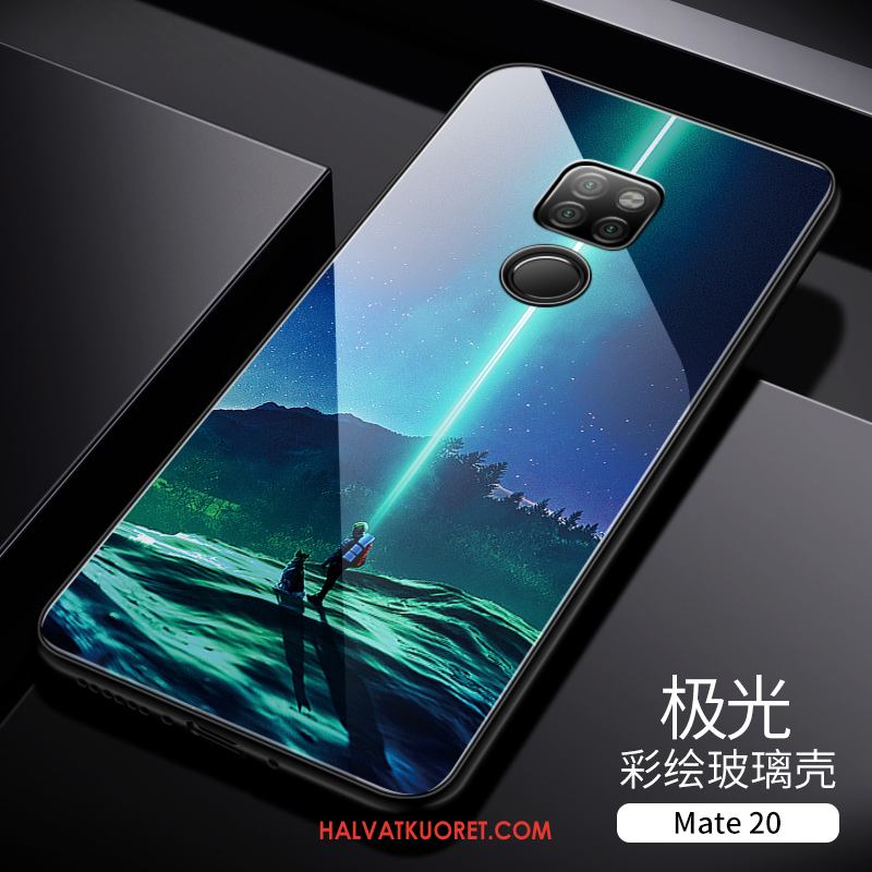 Huawei Mate 20 Kuoret Kotelo Lasi Persoonallisuus, Huawei Mate 20 Kuori Musta Suojaus