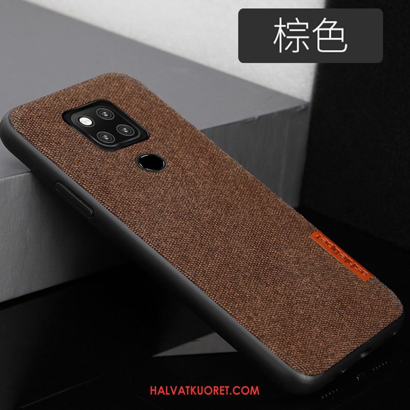 Huawei Mate 20 Kuoret Kotelo Trendi Nahkakotelo, Huawei Mate 20 Kuori Suojaus Musta