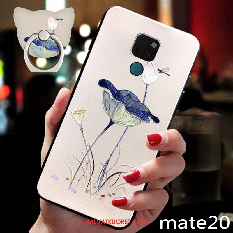 Huawei Mate 20 Kuoret Kukka Luova Kiinalainen Tyyli, Huawei Mate 20 Kuori Ultra Murtumaton