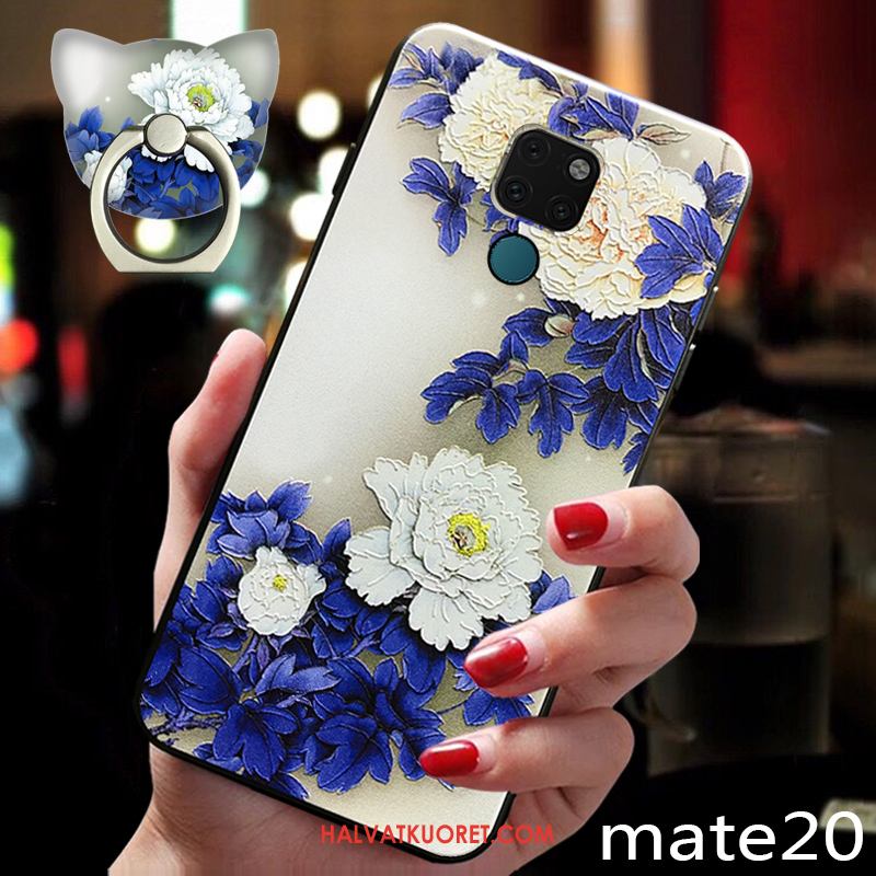 Huawei Mate 20 Kuoret Kukka Luova Kiinalainen Tyyli, Huawei Mate 20 Kuori Ultra Murtumaton