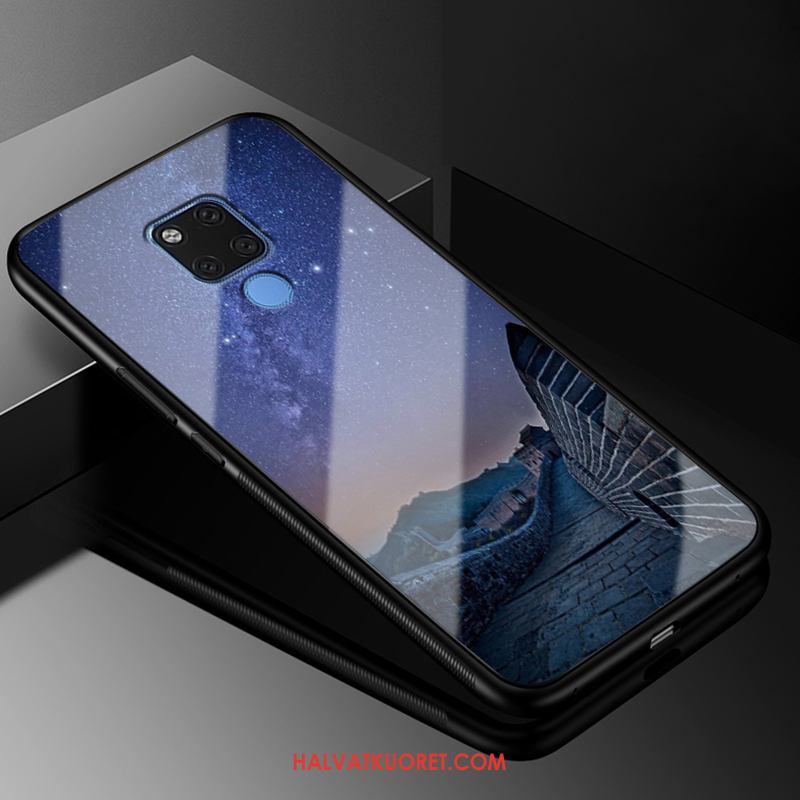 Huawei Mate 20 Kuoret Murtumaton Silikoni Sarjakuva, Huawei Mate 20 Kuori Violetti Suojaus