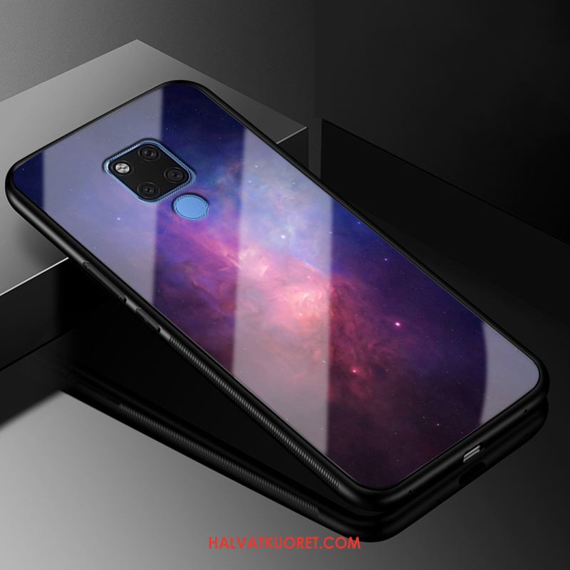 Huawei Mate 20 Kuoret Murtumaton Silikoni Sarjakuva, Huawei Mate 20 Kuori Violetti Suojaus