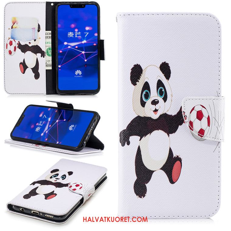 Huawei Mate 20 Kuoret Nahkakotelo Murtumaton, Huawei Mate 20 Kuori Suojaus Musta