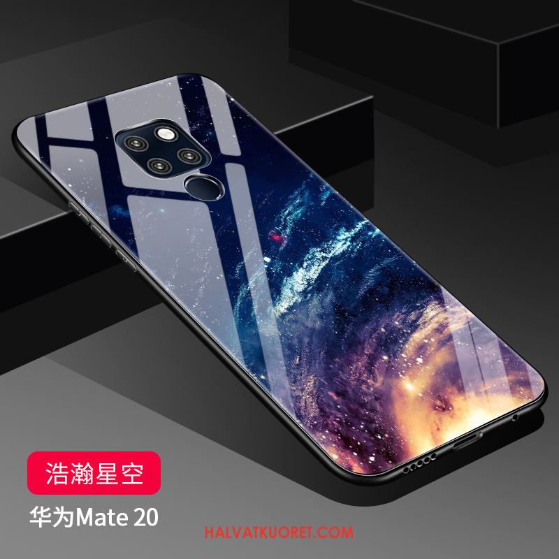 Huawei Mate 20 Kuoret Pesty Suede Luova Kova, Huawei Mate 20 Kuori Violetti Puhelimen