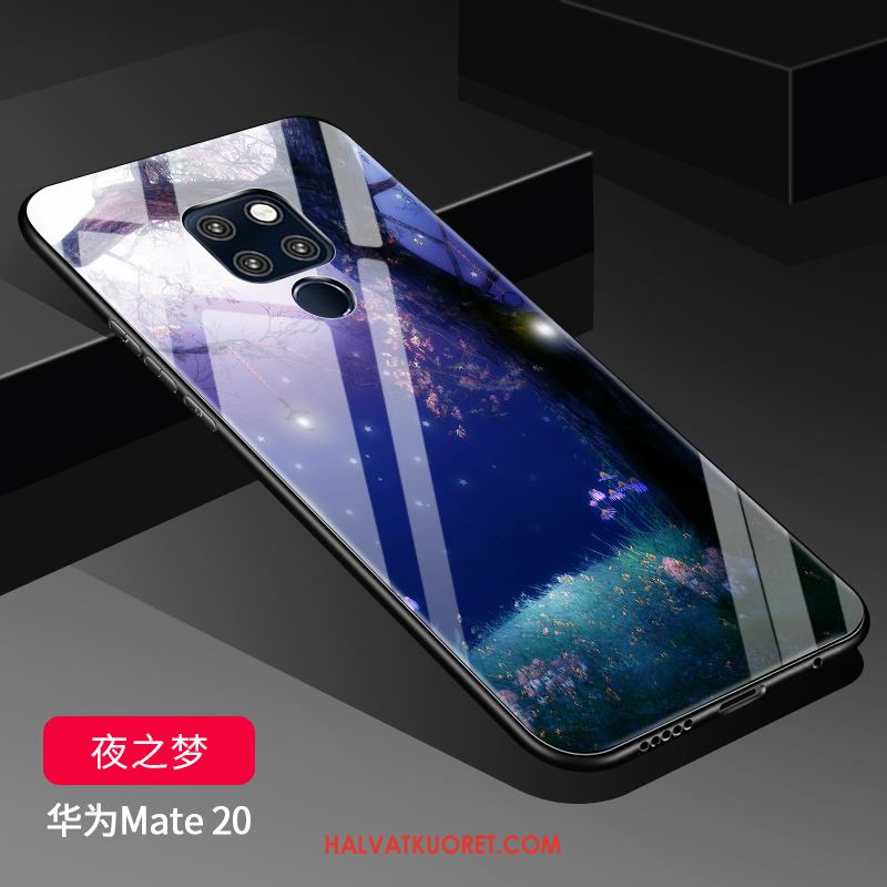 Huawei Mate 20 Kuoret Pesty Suede Luova Kova, Huawei Mate 20 Kuori Violetti Puhelimen