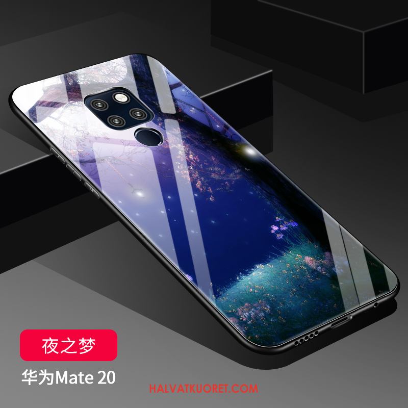 Huawei Mate 20 Kuoret Pesty Suede Luova Kova, Huawei Mate 20 Kuori Violetti Puhelimen