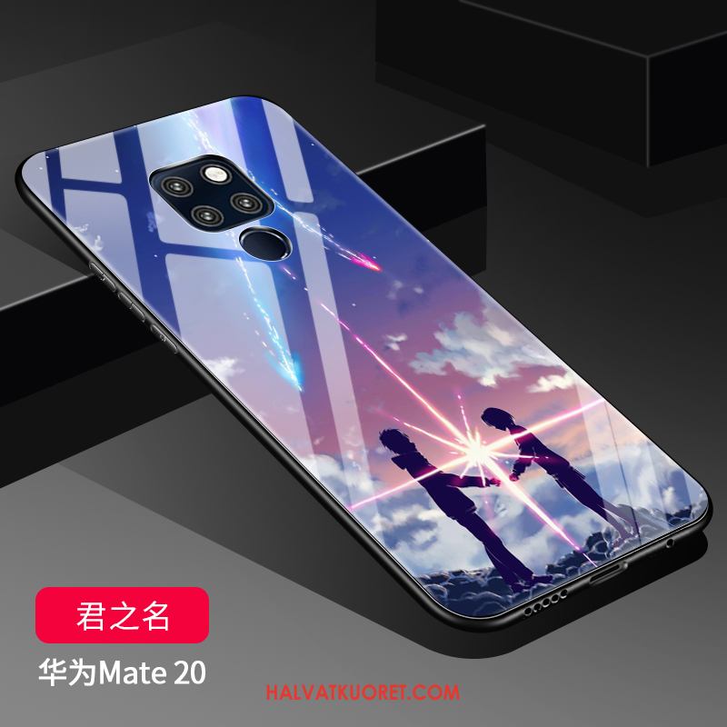 Huawei Mate 20 Kuoret Pesty Suede Luova Kova, Huawei Mate 20 Kuori Violetti Puhelimen