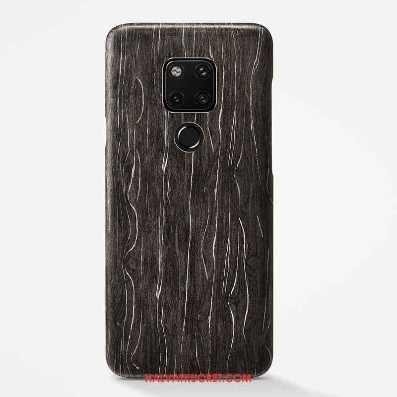 Huawei Mate 20 Kuoret Pesty Suede Puu Puhelimen, Huawei Mate 20 Kuori All Inclusive Musta