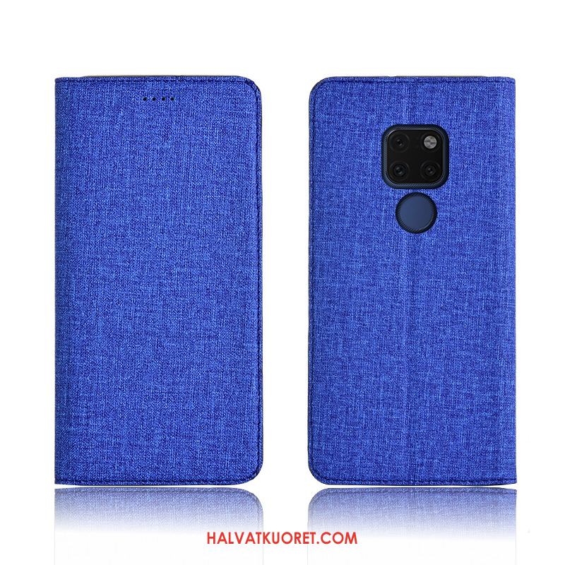 Huawei Mate 20 Kuoret Suojaus Pellava Pehmeä Neste, Huawei Mate 20 Kuori Kotelo Murtumaton Braun