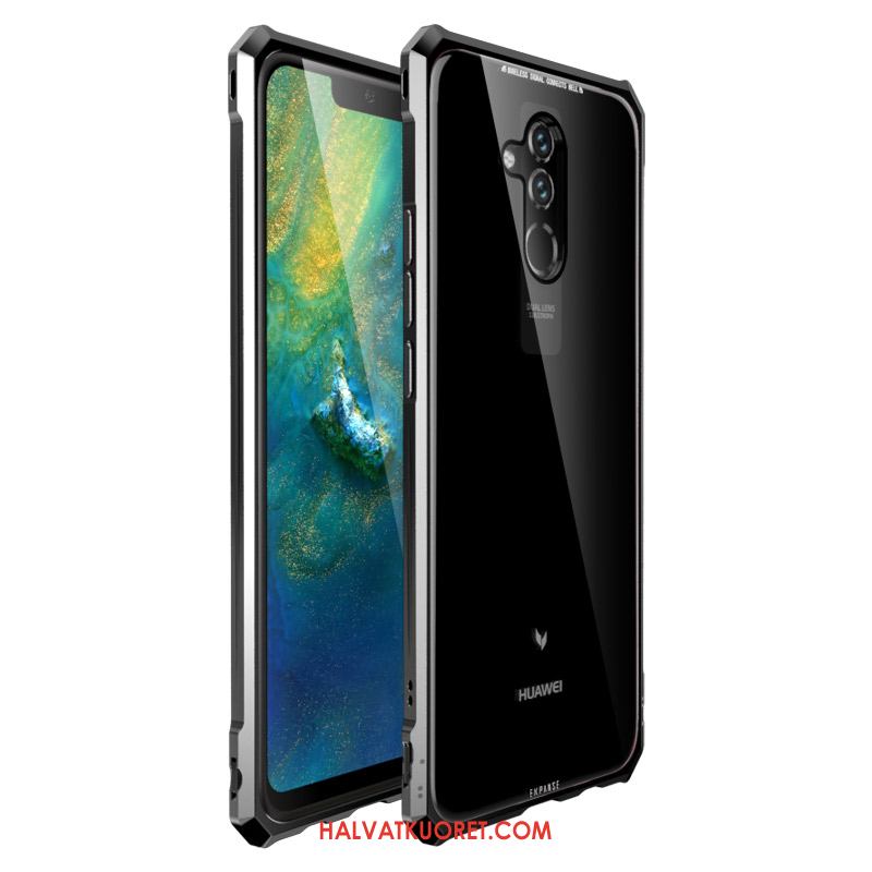 Huawei Mate 20 Lite Kuoret Murtumaton Metalli, Huawei Mate 20 Lite Kuori Läpinäkyvä All Inclusive