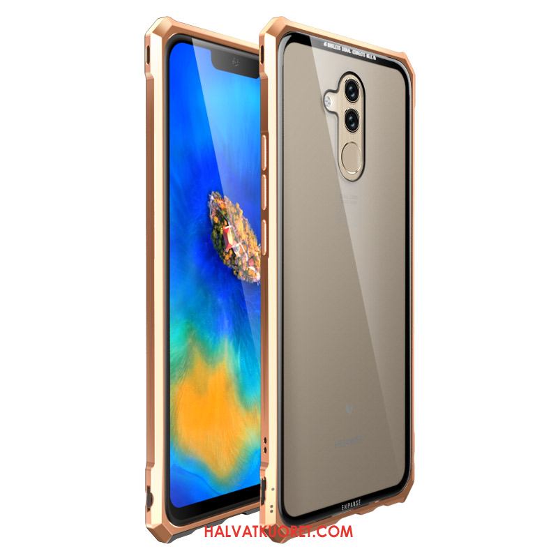 Huawei Mate 20 Lite Kuoret Murtumaton Metalli, Huawei Mate 20 Lite Kuori Läpinäkyvä All Inclusive